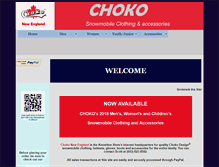 Tablet Screenshot of chokonewengland.com
